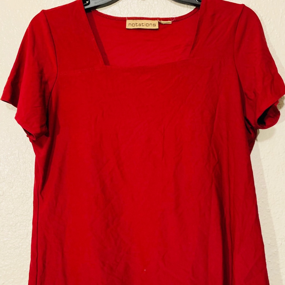 ***SOLD***               Burgundy Ladies Top